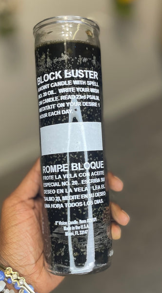 “Block Buster” | Authentic 7 Day Candle
